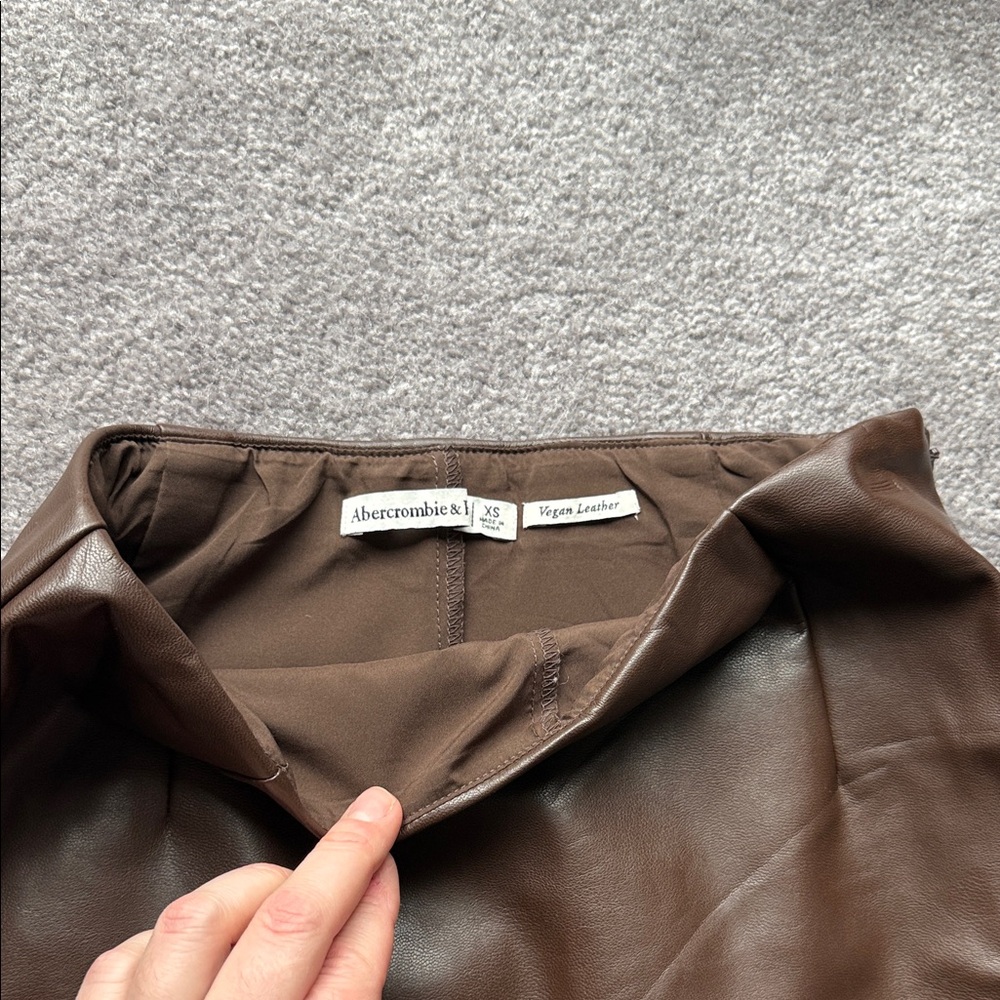 Abercrombie & Fitch Chocolate Mini Skirt - Picture 2 of 4